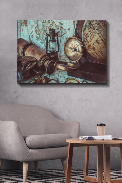 Bract Decoratief canvas schilderij | Houten lijst | 70 x 100 cm