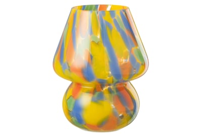 Tafellamp regenboog glas mix large Tafellamp regenboog glas mix large
