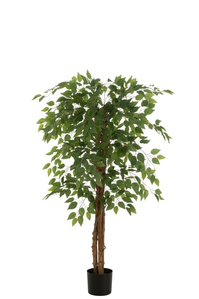 Ficus pot kunstmatig lichtgroen