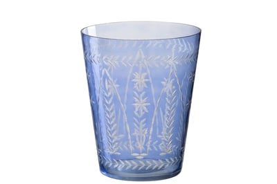 Vaas tarifa glas blauw