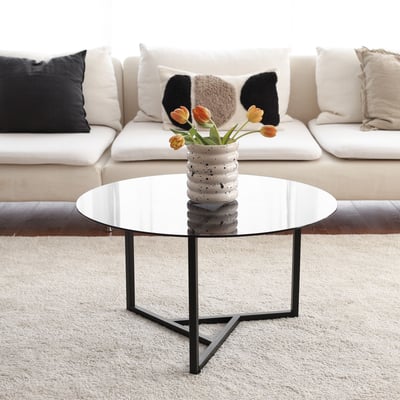 Locelso Salontafel | 100% Metaal | 6mm Dikte | 75x42x75cm | Fume Zwart Locelso Salontafel | 100% Metaal | 6mm Dikte | 75x42x75cm | Fume Zwart