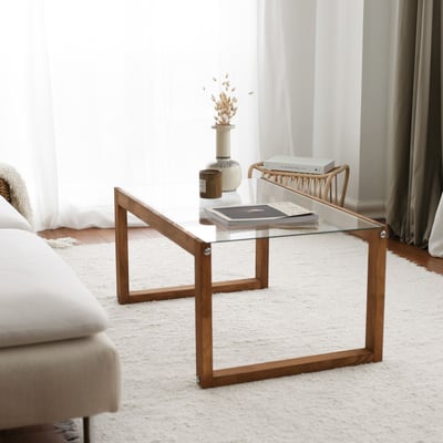 Via Salontafel | GEHARD GLAS | Houten Via Salontafel | GEHARD GLAS | Houten