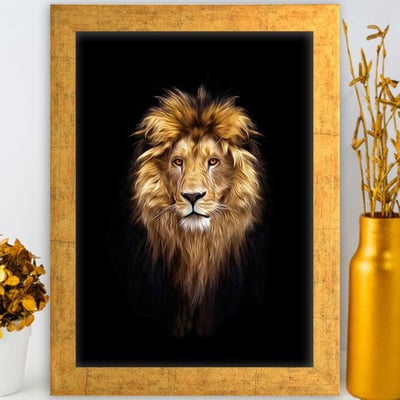 Harlow Decoratief ingelijst MDF schilderij | Houten lijst | 24 x 29 cm