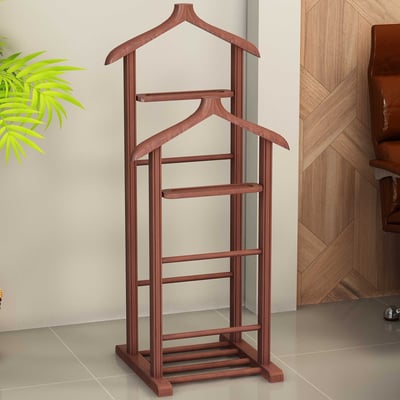 Beta Double Kleerhanger | 100% BEUKENHOUT | Walnoot