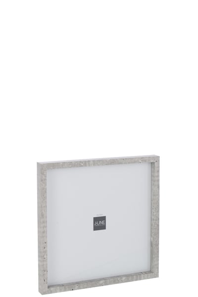 Fotolijst rechthoek 25x25cm mdf lichtgrijs