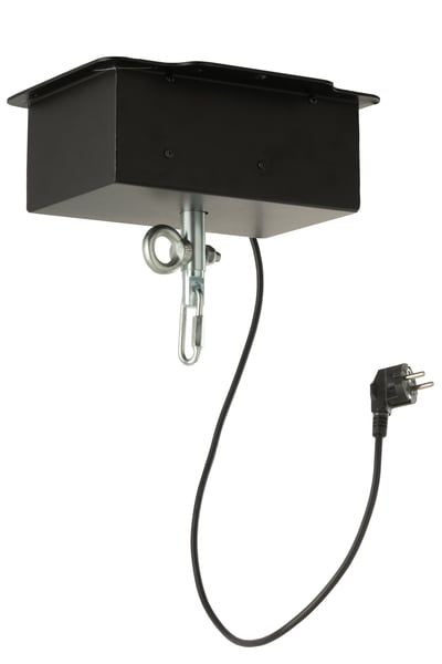 Ball monitor staal zwart