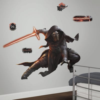 RoomMates muurstickers - Star Wars VII Kylo Ren Glow in the dark RoomMates muurstickers - Star Wars VII Kylo Ren Glow in the dark