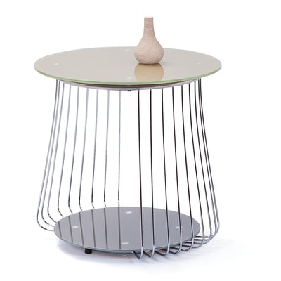 Bijzettafel Riva ø50cm - cappuccino Bijzettafel Riva ø50cm - cappuccino