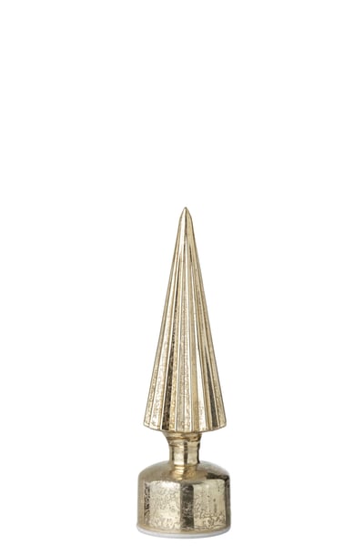 Boom led draaiend glas goudkleurig small