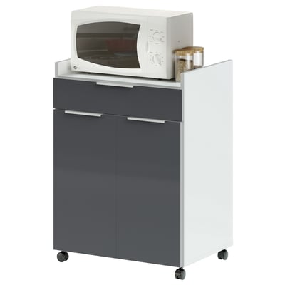 Keukenkast Urbain op wieltjes - grijs