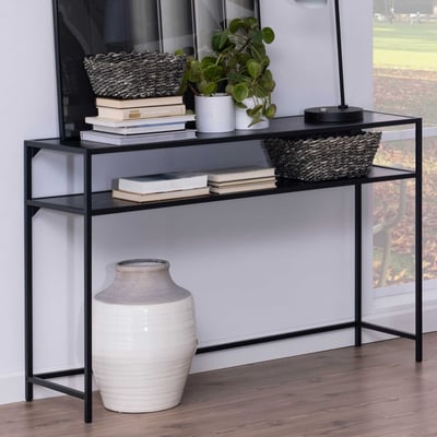 Sidetable Dover 120cm industrieel - zwart