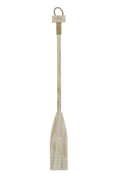 Peddel decoratief witkalk dennenhout/touw naturel