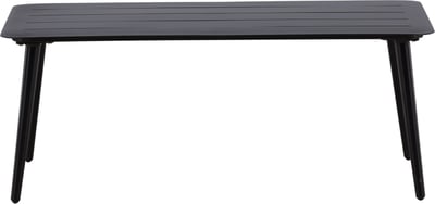 Salontafel Lina Venture Design - Aluminium - 100x60 cm - Zwart