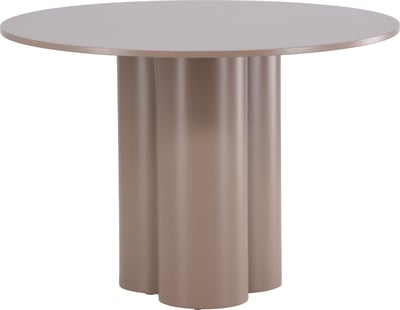 Ronde eettafel Olivia Venture Design - MDF - ⌀110 cm - Donkerbruin