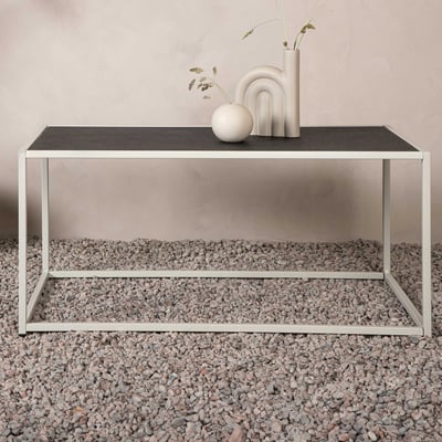 Salontafel Siaton - Staal - 110x60cm - Grijs