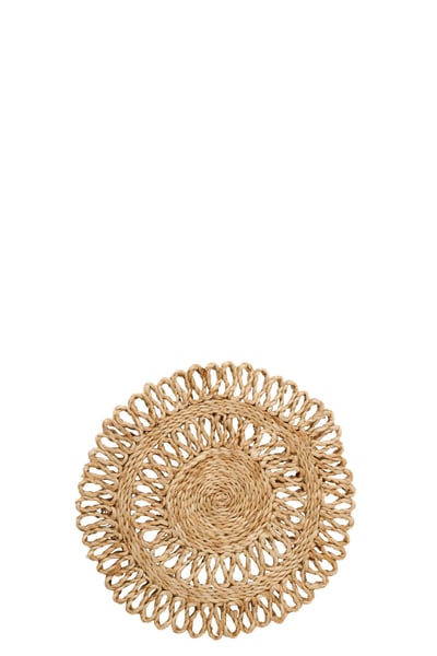 Onderzetter rond jute naturel