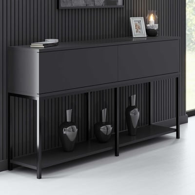 Dressoir Woody Fashion | 150 x 30 x 80 cm | Antraciet Dressoir Woody Fashion | 150 x 30 x 80 cm | Antraciet