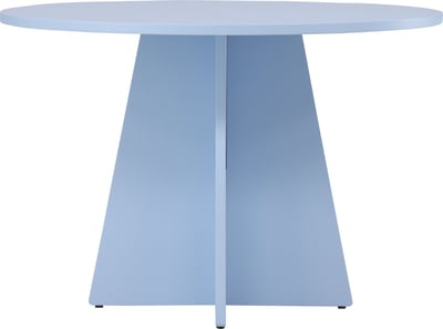 Ronde Eettafel Bootcut Venture Design - MDF - ⌀110cm - Babyblauw