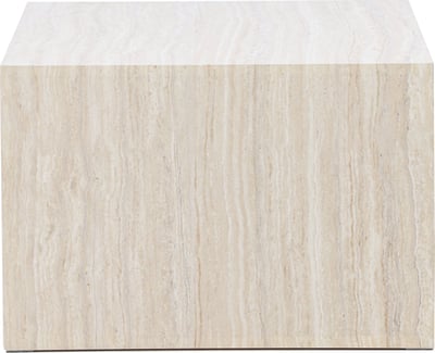 Salontafel York Venture Design - MDF Travertijnlook - 80x60x40 cm - Beige