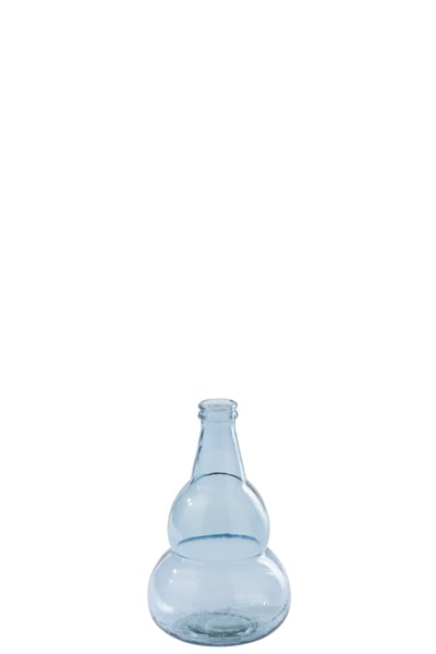 Vaas  glas lichtblauw