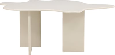 Eettafel Flower Venture Design - MDF Gelakt FSC - 190x123x76cm - Beige