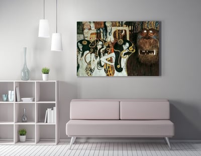 Gustav Decoratief canvas schilderij | Houten lijst | 70 x 100 cm