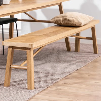 Eetkamerbank Gaelle 200cm - eik 