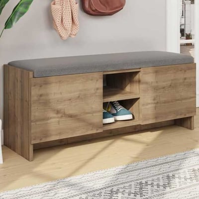 Zulla Schoenenkast | 100% MELAMINE | Donker Eiken