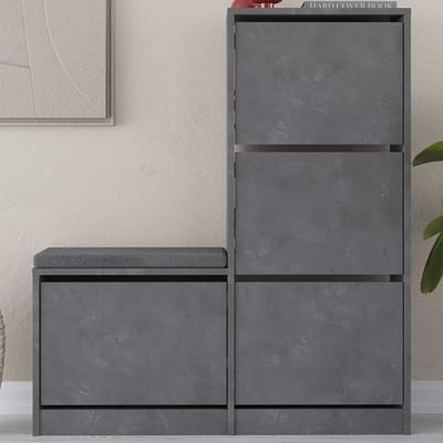 Dude Schoenenkast | 100% MELAMINE | Grijs