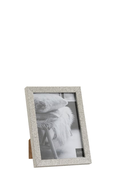 Fotokader 13x18 glitter hout zilver medium Fotokader 13x18 glitter hout zilver medium