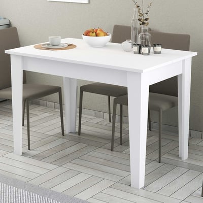 Keukentafel Woody Fashion - 110x72x75 cm - Wit Keukentafel Woody Fashion - 110x72x75 cm - Wit