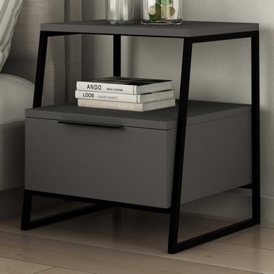 Pal N Nachtkastje | 100% MELAMINE | Antraciet