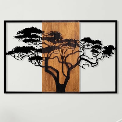 Tanelorn Decoratief Wandaccessoire | 100% Hout/Metaal | 90x58 cm Tanelorn Decoratief Wandaccessoire | 100% Hout/Metaal | 90x58 cm