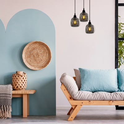 Smoked Kroonluchter | METALEN BEHUIZING | Fume