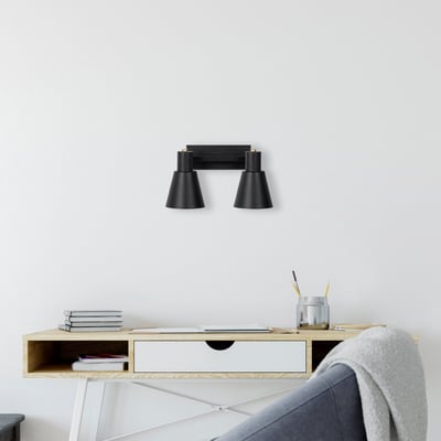 Fulgor Wandlamp | Metalen kap | Glazen kap | Zwart Goud Fulgor Wandlamp | Metalen kap | Glazen kap | Zwart Goud