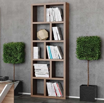 Opbergrek Berkeley 70 cm 5 niveaus - walnootfineer