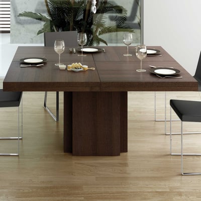 Eettafel Mundus 130 x 130 cm - chocoladefineer