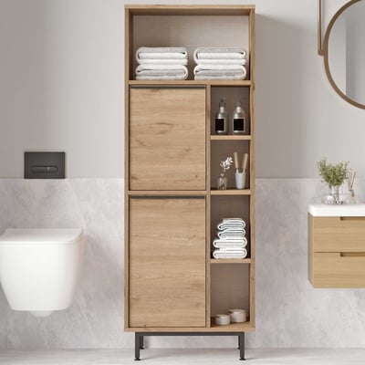 Badkamerkast Woody Fashion | 160 x 36 x 45 cm | Walnootdesign