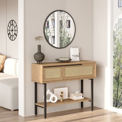 Dressoir Woody Fashion | 100 x 29,5 x 76 cm | Bruin