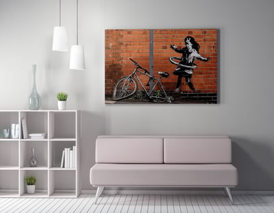 Barnes Multicolor Ingelijst Canvas Schilderij