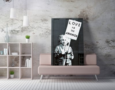 Barnes Decoratief canvas schilderij | 50% KATOEN / 50% POLYESTER | 50 x 70 cm