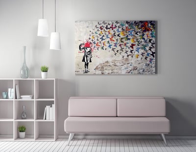 Barnes Decoratief canvas schilderij | 50% KATOEN / 50% POLYESTER | 70 x 100 cm