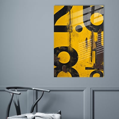 Bozeman Decoratief Glas Schilderij, 100% Gehard, 4mm Dik (30x45 cm)