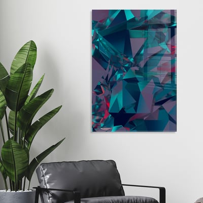 Bozeman Decoratieve Glazen Schilderij | Veelkleurig | 70x100 cm