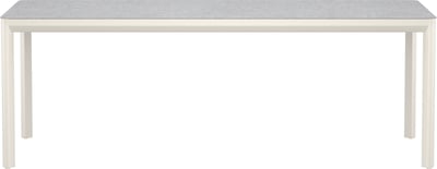 Eettafel Lino Venture Design - Aluminium & Keramisch Glas - 220x100x74 cm - Beige