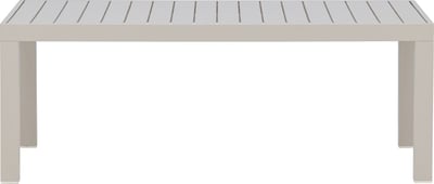 Salontafel Copacabana Venture Design Aluminium Beige 120x70 cm