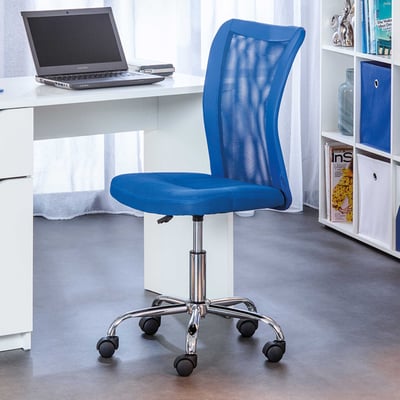 Bureaustoel Eva zonder armleuning - donkerblauw Bureaustoel Eva zonder armleuning - donkerblauw
