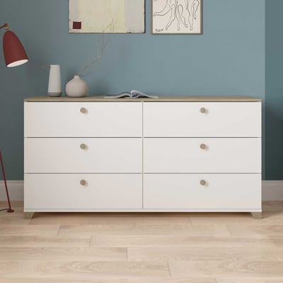 Dressoir Izzy | 150,5 x 41,9 x 76,4 cm | Wit