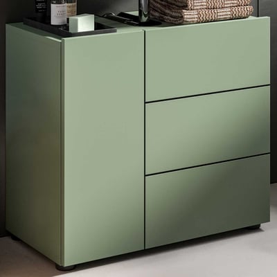 Wastafelmeubel Vira Xonox - Smoke Green Melamine - 60x57x34cm