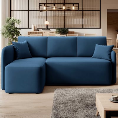 Hoekzetel Henrichs | 206 x 150 x 89 cm | Blauw Hoekzetel Henrichs | 206 x 150 x 89 cm | Blauw